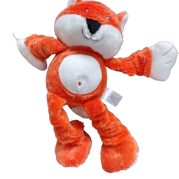 Spark Create Imagine Fox Plush Rattle Lovey 10" - Picture 6 of 8